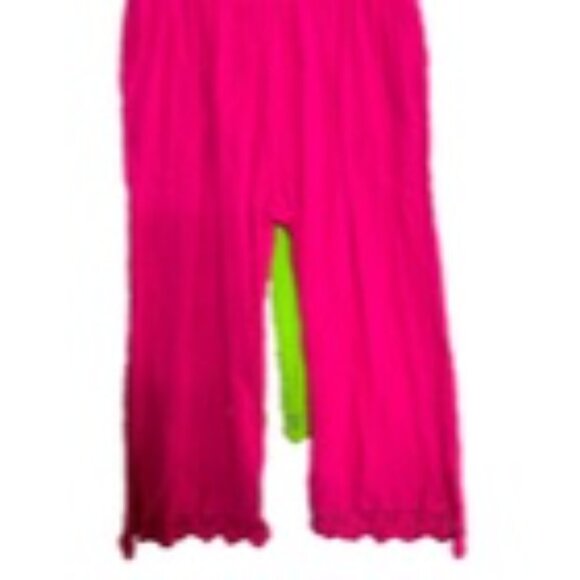 Manta Del Lago Gauze Wide Leg Capri Pants Women Sz M Pull On NWT Lot of 2 Beach - Picture 2 of 11